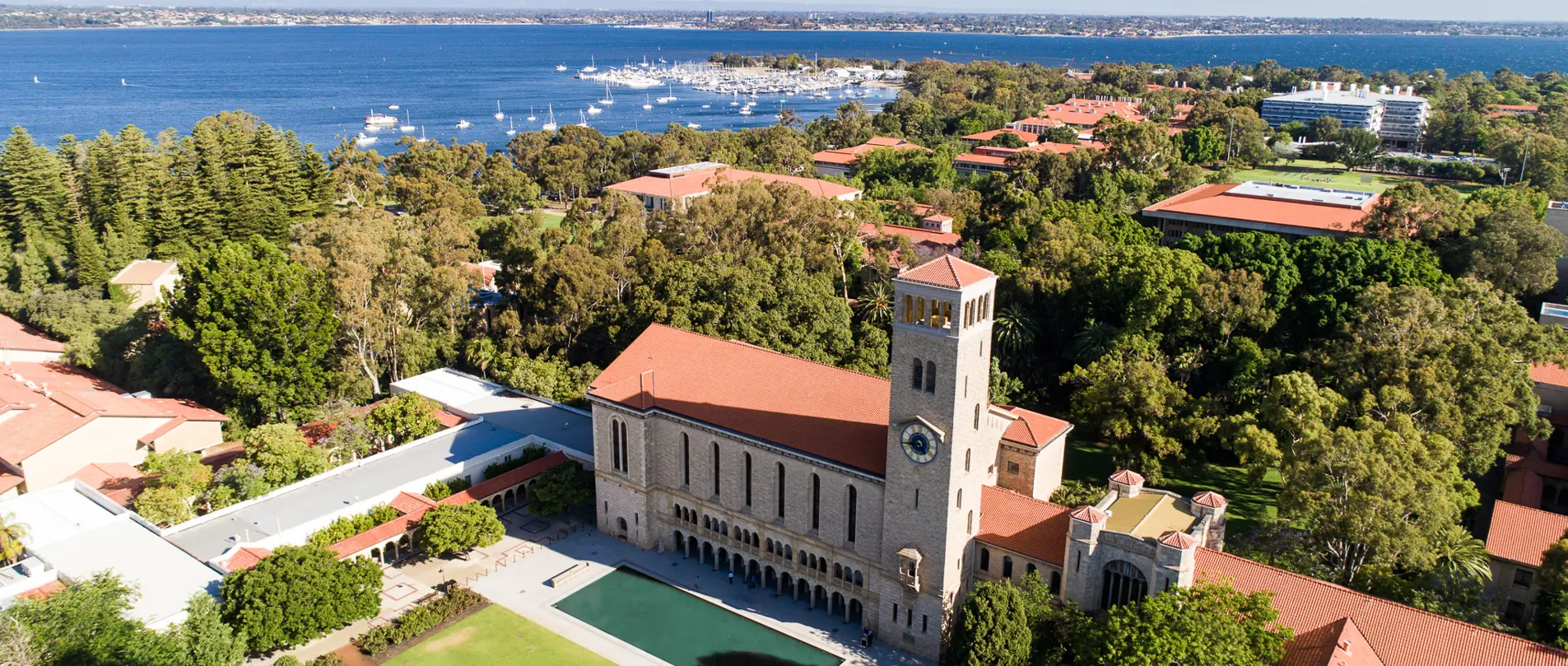 Uwa Aerial Image Hackett Hall 44538
