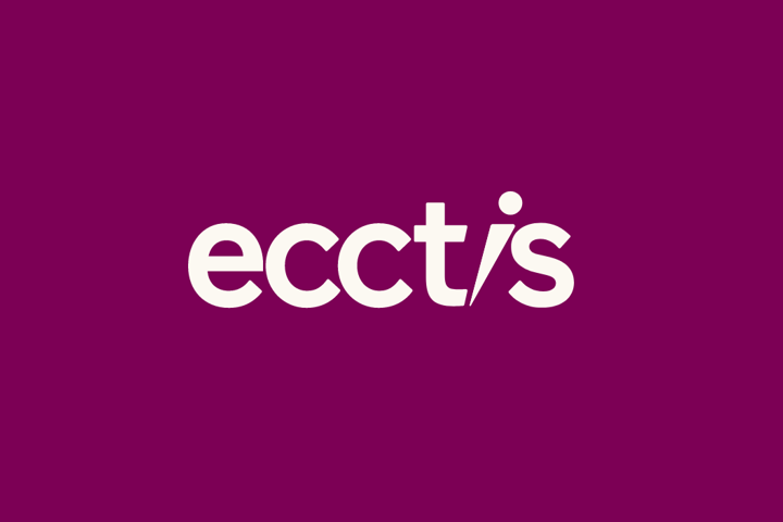 Ecctis Logo Plum Bg