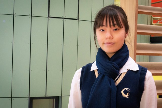 International student Felicia from Hong Kong completed the science and medicine course in the Newton A level Program at INTO University of East Anglia.