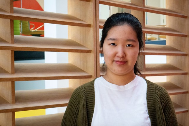 International student Dahye from Korea participated in science and medicine course in the Newton A level Program at INTO University of East Anglia